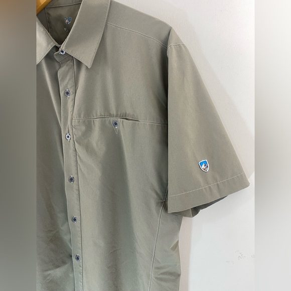 Kühl Men’s Sz L Short Sleeve Renegade Button-Up Shirt - Outdoor Hiking Gorpcore - Picture 4 of 7